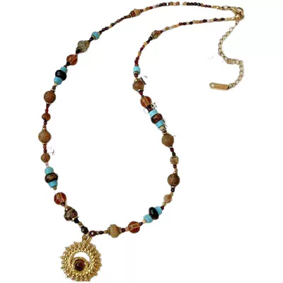 氛围感绝了~被问爆的太阳花项链