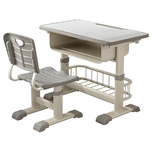 儿童学习桌椅套装可倾斜桌面中小学生升降书桌家用简约现代课桌椅