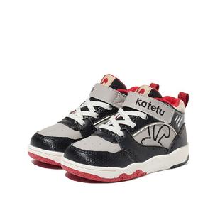 卡特兔儿童板鞋男童秋冬新款软底防滑休闲鞋滑板鞋女童高帮鞋