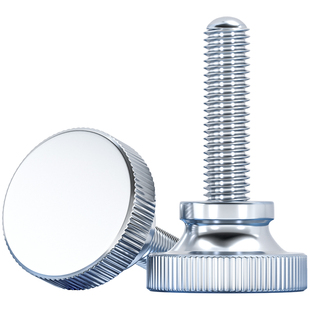 GB834镀锌高头滚花手拧螺丝钉手紧手扭大头调节螺栓M3M4M5M6M8M10