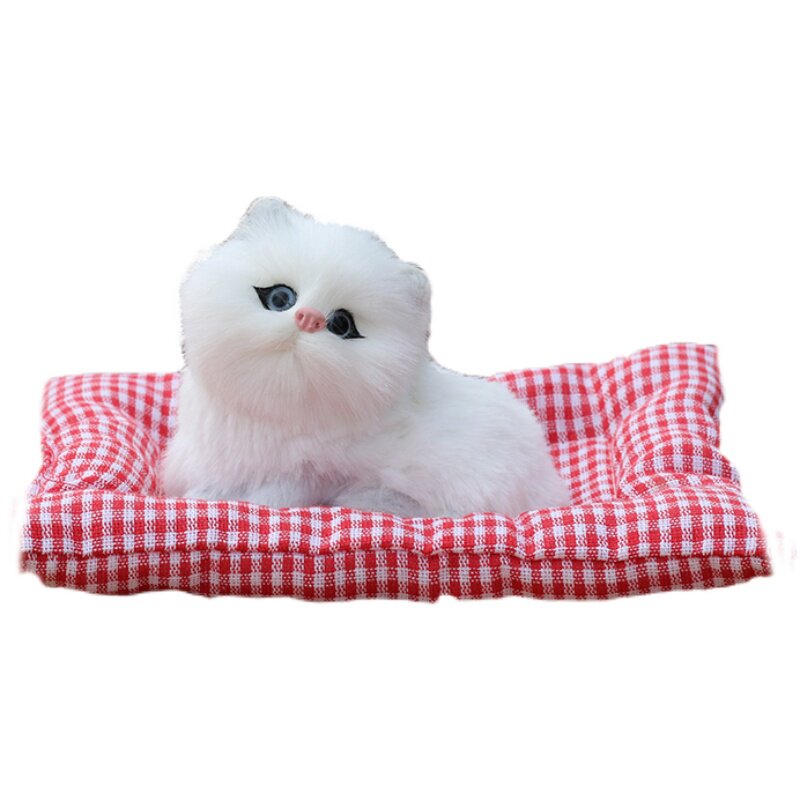 会叫仿真猫咪小猫公仔假猫玩偶