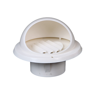 PVC110透气帽油烟机防风罩外墙风帽防雨防雨帽塑料排气孔盖水管