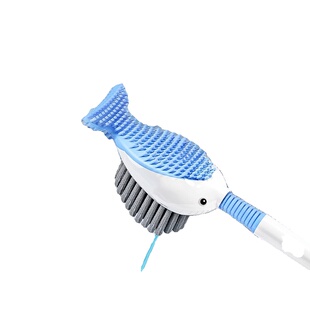 吸盘加液马桶刷家用无死角壁挂专用除垢厕所卫生间清洁刷子免打孔