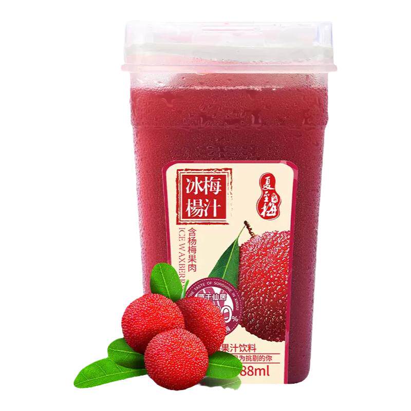 夏至梅冰镇杨梅汁388ml6瓶装