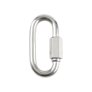 304不锈钢快速接环 梅陇锁扣 连接环 跑道环 登山环 链条连接环