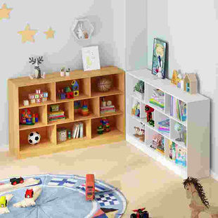 儿童书架置物架客厅落地幼儿园矮书柜简易学生创意桌面收纳置物架