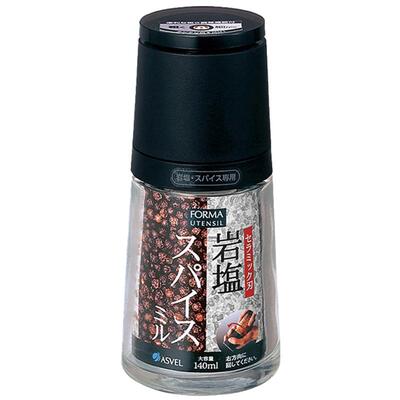 asvel日本芝麻粗盐胡椒研磨器