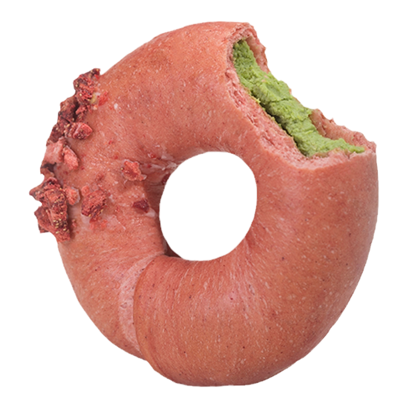 奈时面包手工现做-开心果树莓奶酪贝果bagel即食欧包好吃健康代餐