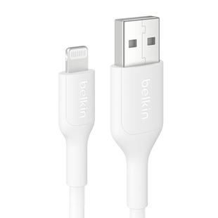 Belkin贝尔金TypeC快充数据线USB-A转lighting编织PD适用苹果14-8系列充电线iPhone14ProMax手机线iPad平板