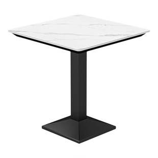 烧烤店餐饮店员工餐厅学校食堂小吃快餐店外摆堂食商用岩板餐桌椅