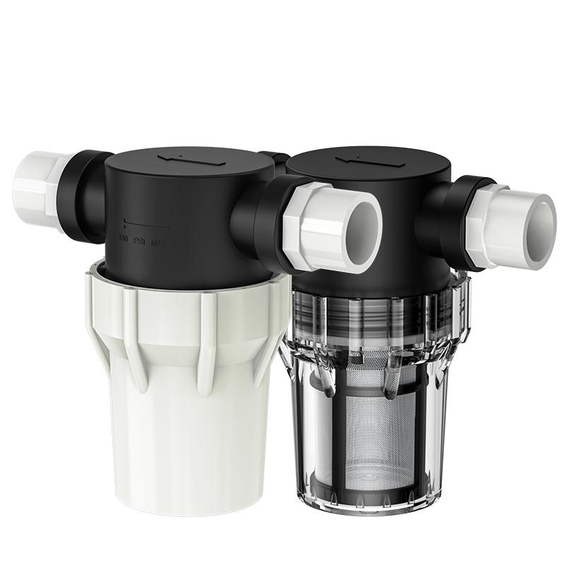 PVC水管塑料管过滤器泥沙青苔去杂质养殖农场202532管不锈钢滤网