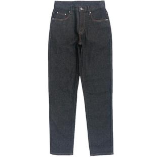 大牛传说秋冬季加绒加厚黑色牛仔裤休闲宽松直筒大码男士裤子1317