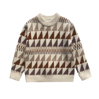 棉羊绒保暖秋冬季儿童毛衣