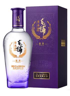 劲45度毛铺草本酒紫荞500ml单瓶