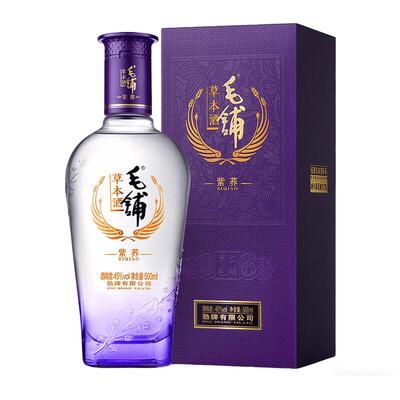 劲45度毛铺草本酒紫荞500ml单瓶