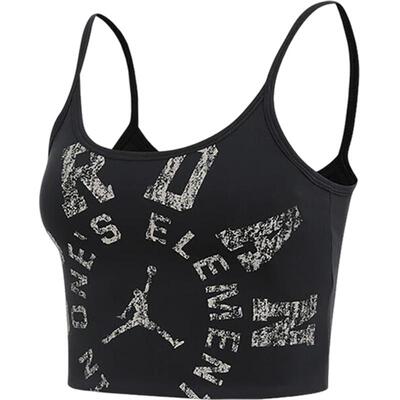 Nike/耐克官方正品JORDAN女士满印花吊带透气修身背心HV8733-045
