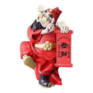 财神爷摆件送朋友新店开业礼物家用办公室前台装饰品公司乔迁礼物
