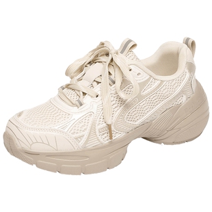 Semir老爹鞋女款2026新款春夏季厚底休闲鞋子女增高显脚小运动鞋