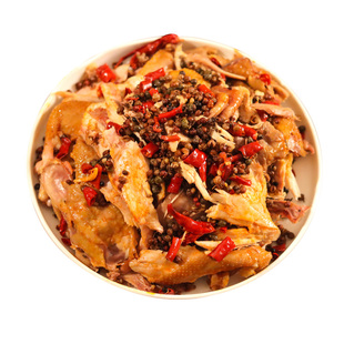 正宗椒麻鸡手撕麻椒鸡整只河南特产烧鸡麻辣鸡熟食真空即食整只