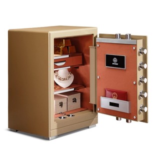艾斐堡保险柜家用智能WIFI保险箱3S国标认证指纹密码小型床头柜办公室防盗全钢大型文件柜商用入衣柜大容量