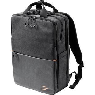 日本SANWA双肩电脑包笔记本背包16寸男简约拼色书包女双肩包日系品牌ins潮牌大容量轻便休闲大开口通勤旅游