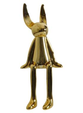 玻璃钢装饰品卡通客厅兔子摆件