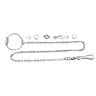 玄凤鹦鹉脚链脚环虎皮牡丹鸟用架子站架链子活扣不伤脚放飞绳用品