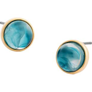 OSEWAYA耳钉彩色小清新晕染云光圆点豆豆耳饰简约冷淡风百搭耳环