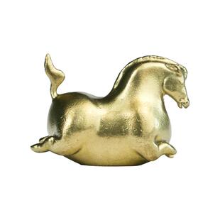 敦煌研究院 十二生肖小唐马铜雕塑 博物馆文创新年礼物摆件桌面