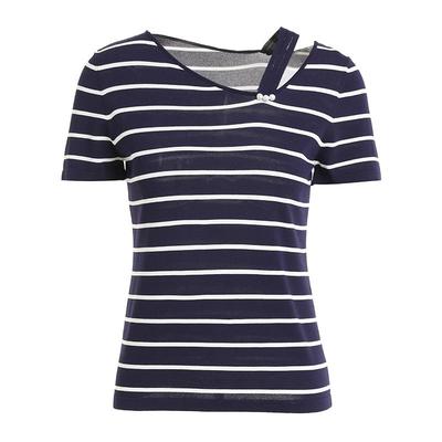 乔万尼小香风早春条纹夏款针织衫