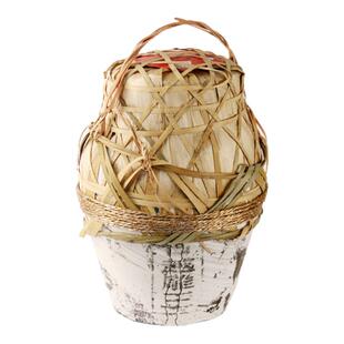 绍兴黄酒古越龙山太雕酒竹编陶坛20斤坛装半甜型雕王酒10L善酿酒