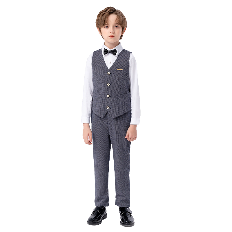男童礼服钢琴演出服套装