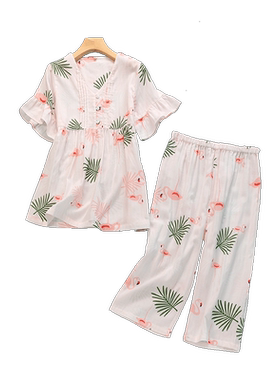 M.D.P.女纯棉家居服睡衣