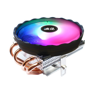 冰弘 彩灯4铜管下吹小机箱CPU散热器775AMD115X1200针台式电脑CPU