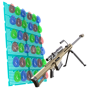 超大号巴雷特抛壳软弹枪儿童玩具枪男孩礼物公园摆摊打气球打靶