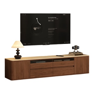 中古风岩板电视柜书柜组合收纳储物柜边柜酒柜玻璃门展示柜D138