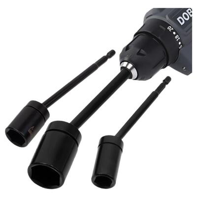 万向电钻套筒电动套筒扳手加长光伏电站电钻六角拐角风批转向工具