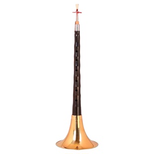 乌木六孔唢呐6孔唢呐降B调D调初学者专用笛子唢呐喇叭送哨片气盘