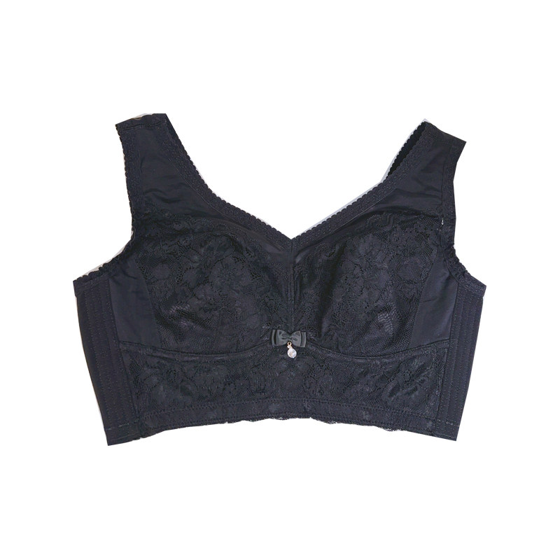 大胸显小胸内衣女薄款聚拢缩胸美背收副乳宽肩带背心无钢圈文胸罩