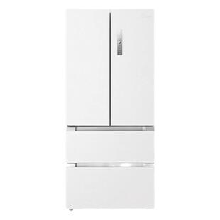 美的508法式多门双开四门双系统循环白色无霜一级大容量家用冰箱