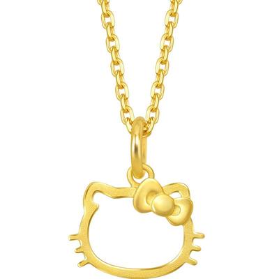 周生生三丽鸥黄金吊坠足金
