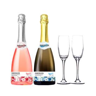 莫斯卡托进口起泡酒甜白桃红小白花葡萄酒气泡酒果酒女生礼物盒装