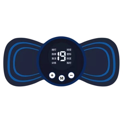 颈椎按摩器多功能腰部背部肩颈充电式迷你按摩贴片脉冲针灸跨境