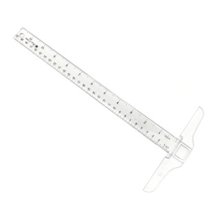 30CM丁字尺工程设计制图T型尺子绘图工具比例公英尺学生文具t字尺