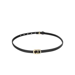 JXRX猪鼻子黑色项链女轻奢小众choker颈链2025新款爆款项圈锁骨链