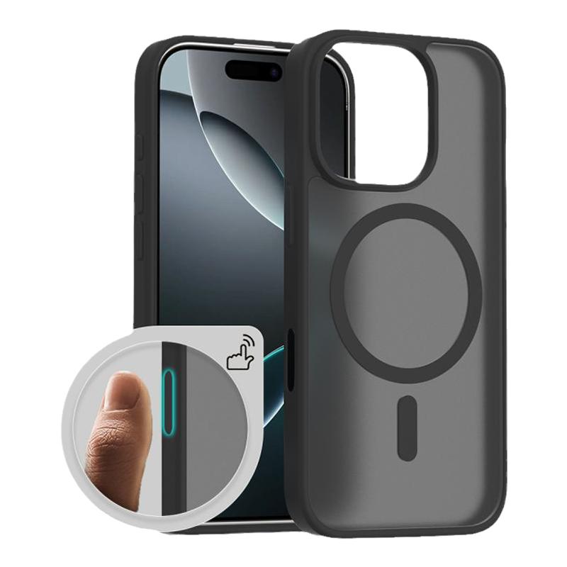 爱范客新款触控ai相机键适用iPhone16promax手机壳带拍照按键全包保护苹果17pro磨砂磁吸防摔15plus外