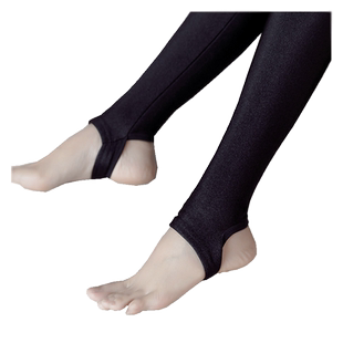 光泽裤女加绒打底裤秋冬高腰大码胖mm外穿修身脚蹬小脚弹力健美裤