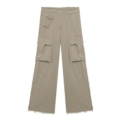 ITGROUNDZERO工装阔腿裤