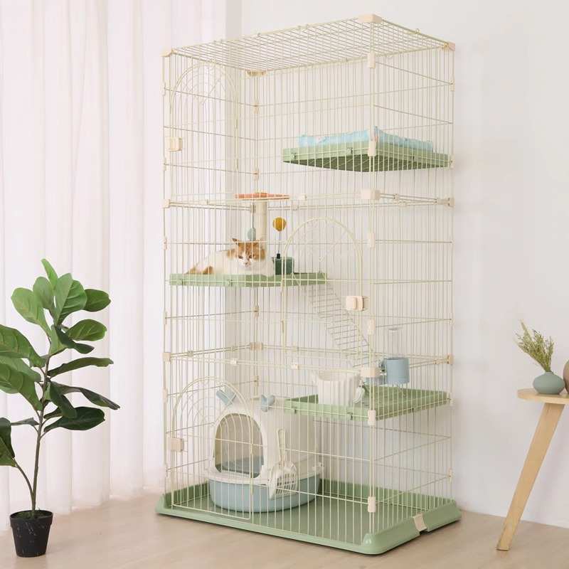 猫笼子家用室内小户型猫别墅猫厕一体大空间宠物屋舍猫咪专用笼子
