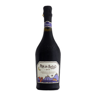 爆汁红浆果味！意大利波索童话起泡酒蓝布鲁斯科气泡半甜红葡萄酒